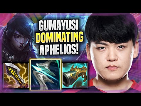 GUMAYUSI DOMINATING WITH APHELIOS! - T1 Gumayusi Plays Aphelios ADC vs Zeri! | Season 2022