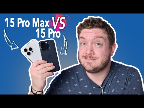 iPhone 15 Pro VS iPhone 15 Pro Max! Camera Compare!