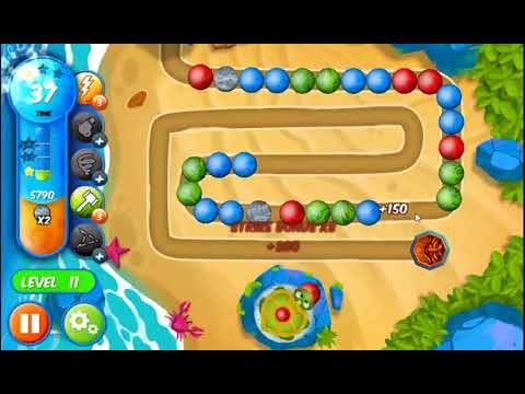 Marble Woka Woka Level 11 - NO BOOSTERS 🐢 | SKILLGAMING ✔️