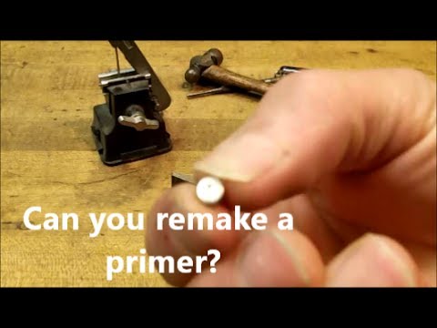 What if you can't buy primers for handloading, DIY ammo option