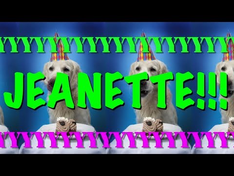 HAPPY BIRTHDAY JEANETTE! - EPIC Happy Birthday Song