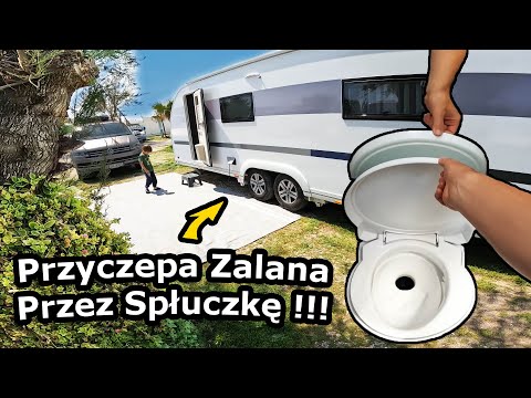 A short circuit in the flush flooded the caravan!!! - Can it be fixed? * Camping Salerno 673