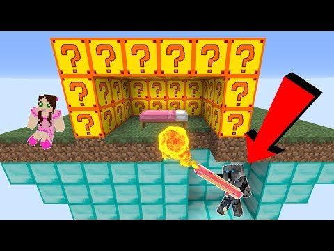 Minecraft INSANE Lucky Block Bedwars - EPIC Mods!