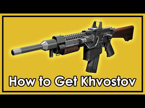 Destiny Rise of Iron: How to Get The Exotic Khvostov 7G-0X (Weapon Part Locations)