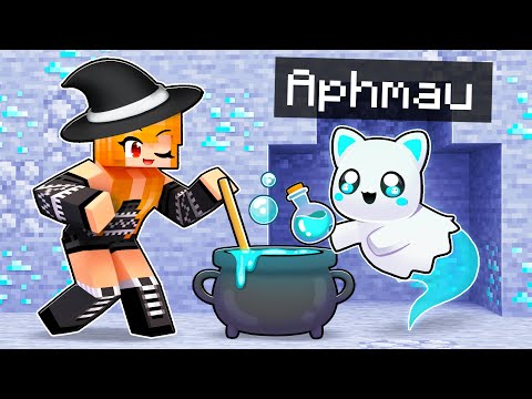Playing Minecraft as a SPOOKY Ghost Kitten!