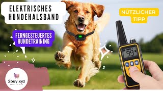 Hundebellen abgewöhnen mit diesem Vibrationshalsband | Produkttipp 🎥 2buy.xyz - YK21100001330