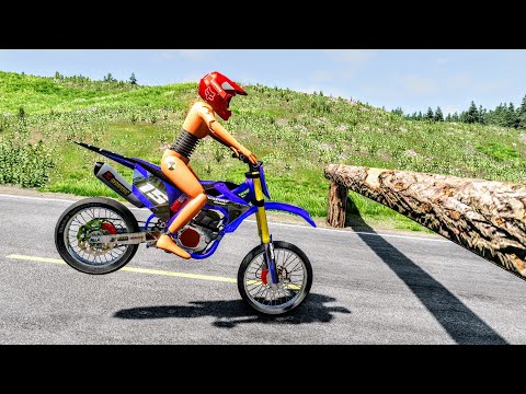 Cars vs Log Trap #1 – BeamNG Drive | CrashBoomPunk