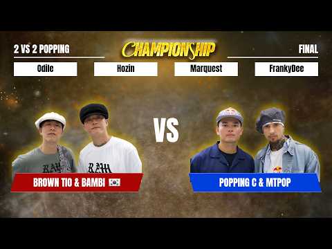 Popping C & MT Pop vs BrownTio & Bambi // POPPING FINAL // FREE SPIRIT FESTIVAL 2026 CHAMPIONSHIP