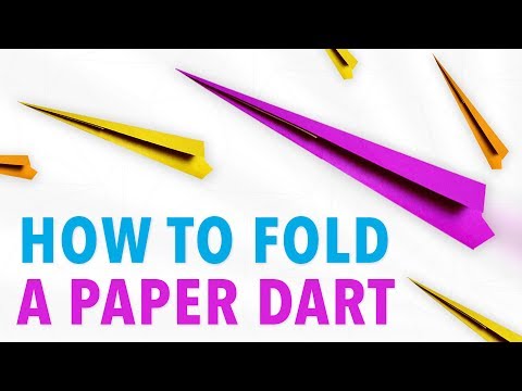 How to Make a Sticky Note Dart (Origami Tutorial)