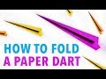 How To Make A Sticky Note Dart Origami Tutorial