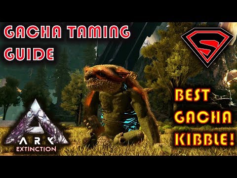 ARK EXTINCTION GACHA TAMING GUIDE - WHAT STRUCTURES ARE BEST TO USE AS KIBBLE