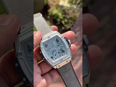 Rectangular hoblot watch