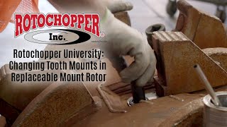 Video Thumbnail for Rotochopper University: How to Change Tooth Mounts on a Replaceable Mount Rotor