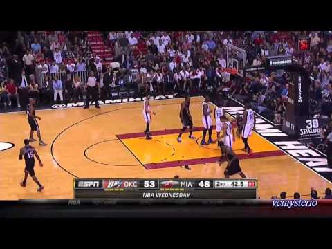 Kevin Durant 33pts vs LeBron James 34pts (2014.01.29)