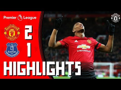 Highlights | Manchester United 2-1 Everton | Martial Stunner Seals the Points!