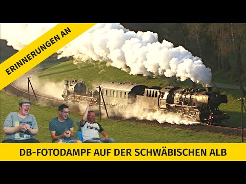 Travel back in time to the Federal Railways era | Memories of DB photo trains on the Swabian Alb