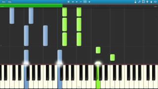 Forget Me Not  - Marianas Trench (Synthesia Tutorial)