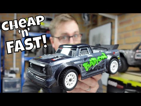 FAST Brushless RC Drift Car! 1/16 Mini Hoonitruck 'Lookalike'. SG 1604