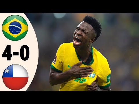 Brazil 4 × 0 Chile | Extended Highlight and All Goals- World cup Qualifiers 2022 HD