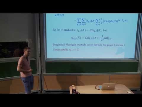 Richard Thomas - The Katz-Klemm-Vafa formula