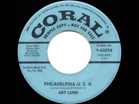 1958 Art Lund - Philadelphia U.S.A.