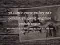 Can Y Siarc Gwyneth Glyn Geiriau Lyrics