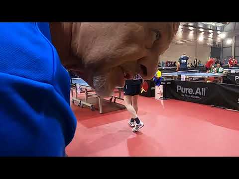 Champ. Europe  Tennis de table Vétéran  Rimini 2022 Eric Perriot