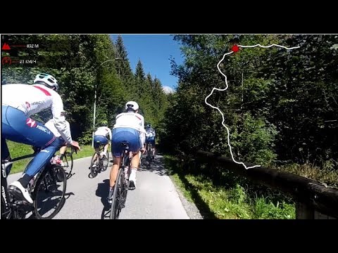 Team Great Britain on the hill of the World Championships