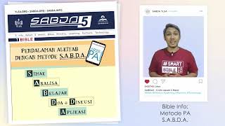 SABDA5 Bible - Bible -- Metode PA S.A.B.D.A.