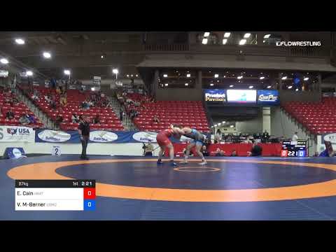 87 Kg Rnd Of 32 Ethan Cain Unattached Vs Vaughn Monreal Berner Marines