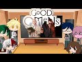 Mha Reacts To Good Omens Gacha Club GCRV Bnha GO S1