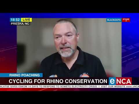 Cycling for rhino conservation