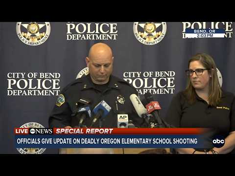 Officials give update on shooting at Silver Rail Elementary School in Bend, Oregon