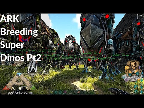 ARK How To Breed Max Level Super Dinos - The Complete Series Ep60 Pt2