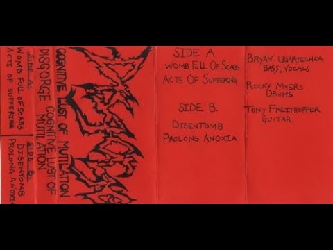 Disgorge - Cognitive Lust of Mutilation 1992