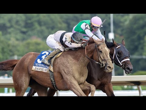 RAGING SEA beat IDIOMATIC and wins the G1 Personal Ensign Stakes!