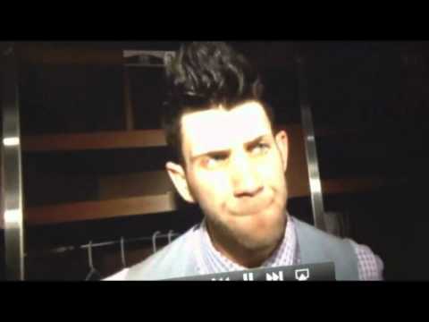 Bryce Harper snaps at reporter