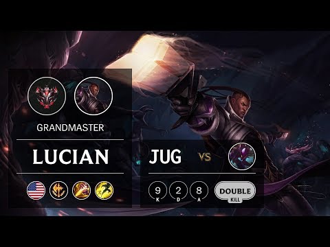 Lucian Jungle vs Kha'Zix - NA Grandmaster Patch 9.22