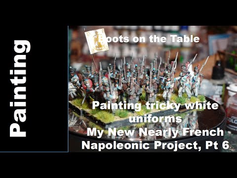 Painting tricky white uniforms - My New Nearly French Napoleonic Project, Pt 6