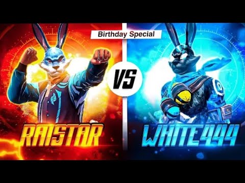 Finally Raistar Vs White444🤯🔥Raistar Handcam Gameplay 🤯❤️[Must Watch] - Garena Free Fire Max