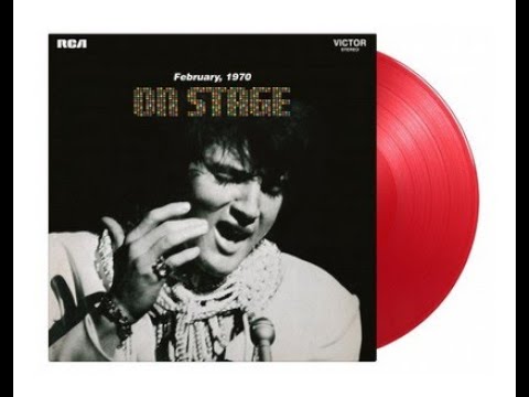 New red vinyl Elvis "On Stage" release from Music on Vinyl