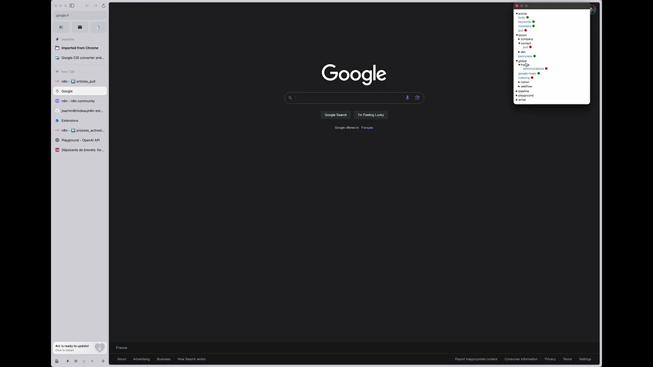 N8N Folders - chrome extension to browse workflows