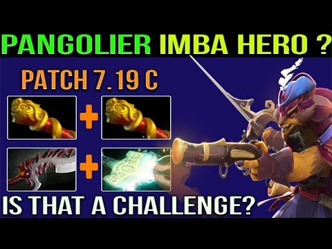 PANGOLIER IMBA HERO? 7 SLOTTED CARRY PATCH 7.19c DOTA 2 NEW META GAMEPLAY#4