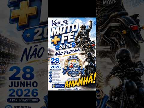 Moto + Fé 2026. Evento tradicional na cidade De Panamá em Goiás.
