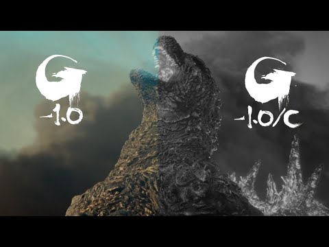 Godzilla Minus One: Godzilla's Heat Ray - Original vs Minus Color Comparison