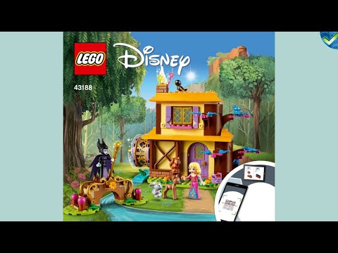 43188 Aurora's Forest Cottage LEGO® Disney Manual at the Brickmanuals Instruction Archive