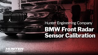 ADAS calibrations: BMW 750i front radar sensor