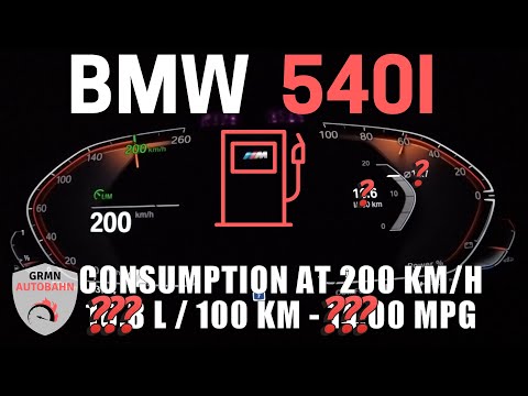 BMW 5 Series 540i xDrive Touring 333 HP G31⛽ FUEL CONSUMPTION TEST