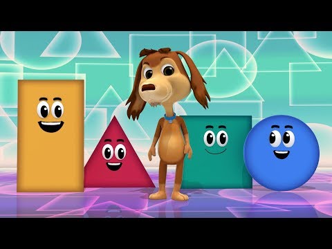 FIGURAS GEOMÉTRICAS - PERRO CHOCOLO - CANCIONES INFANTILES - MÚSICA PARA JUGAR