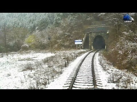 Train Backview Oradea-Bratca@IR367-2"Harghita" Budapest-Brasov [Winter Edition] - 13 January 2018
